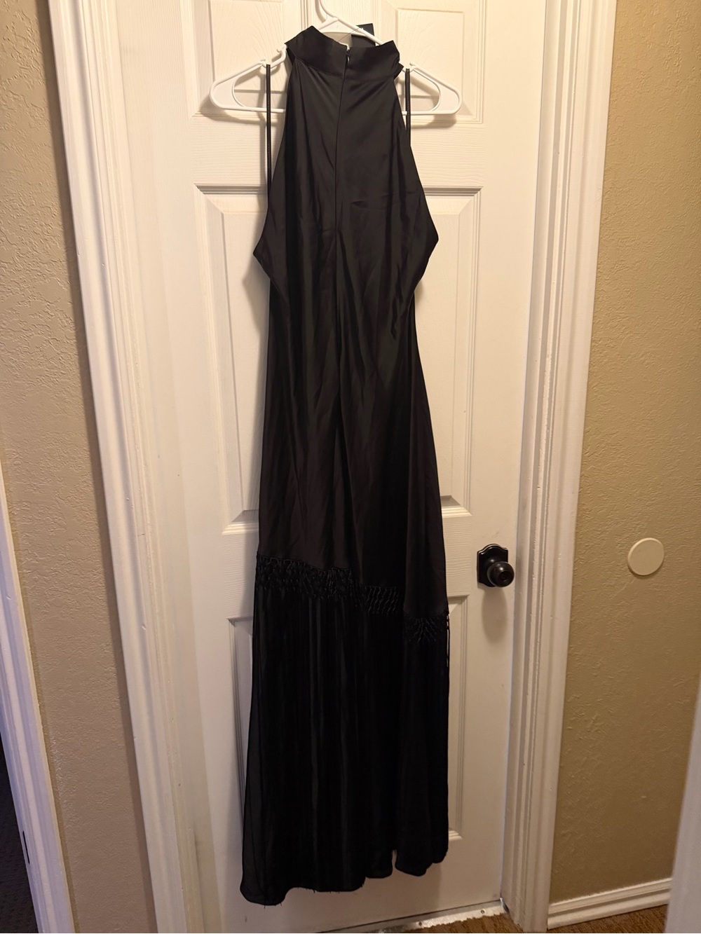 Donna Karan High Neck Fringe Gown - Picture 9 of 13
